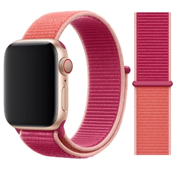 NEW Pomegranate Strap Loop Band FOR Apple Watch - Picture 1 of 6